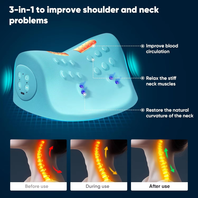 Neck & Shoulder Massage Pillow