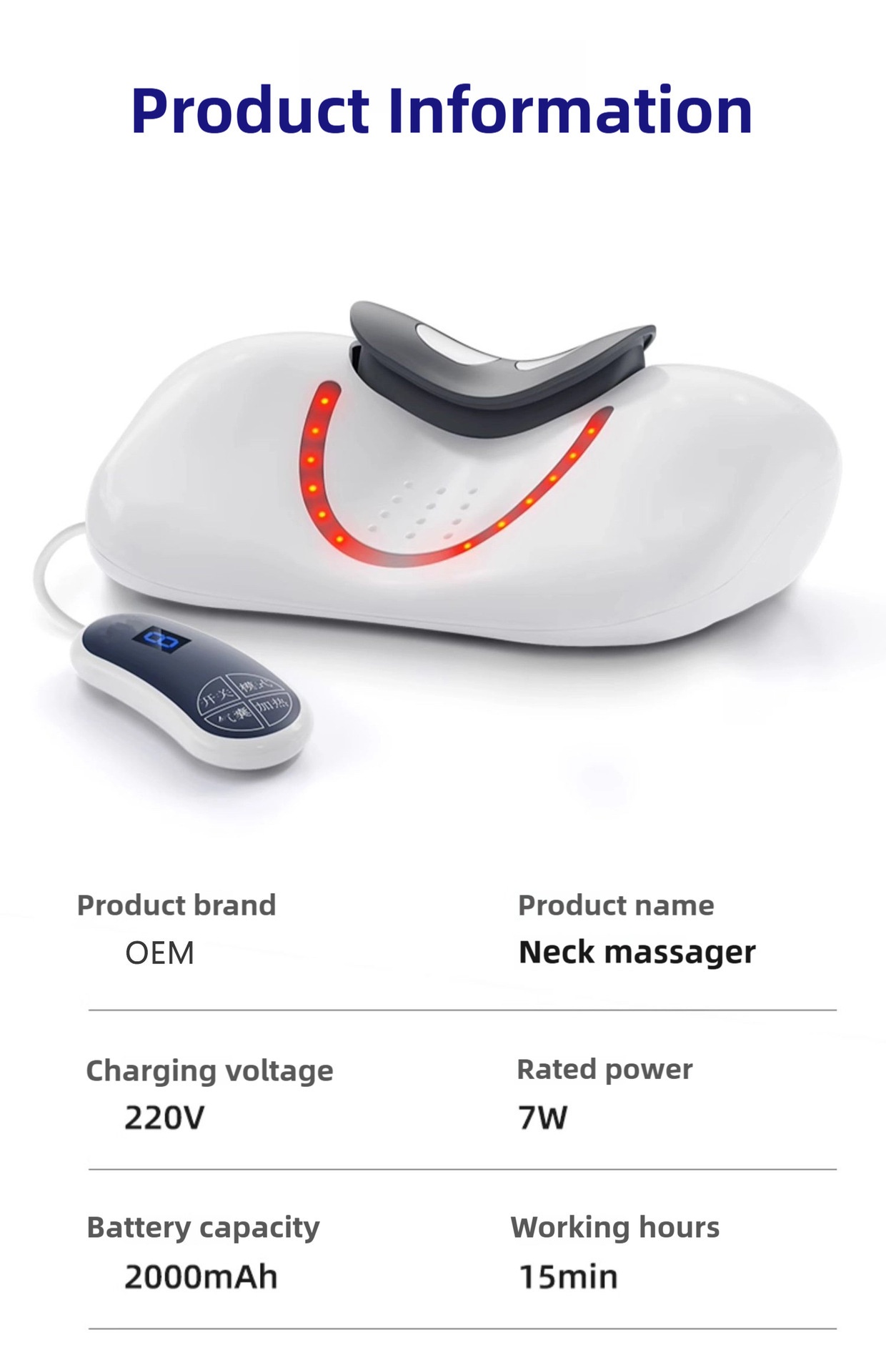 Neck & Shoulder Massage Pillow