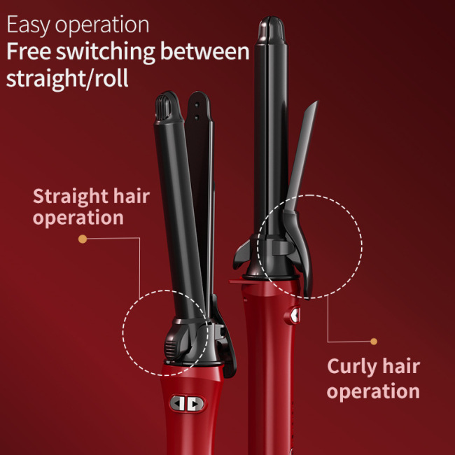 Automatic Curling and Straightening 2 in 1 Curling Hair