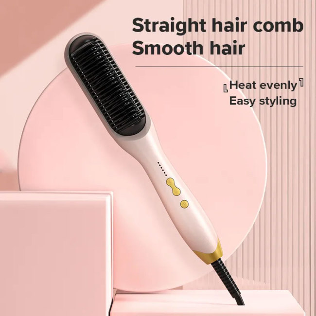 l Heating Comb Hair Straighten Brush