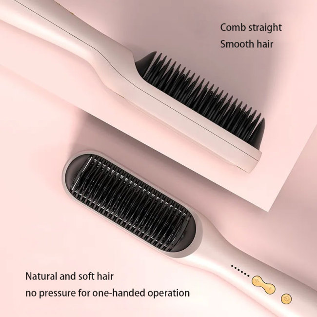 l Heating Comb Hair Straighten Brush