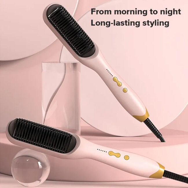 l Heating Comb Hair Straighten Brush