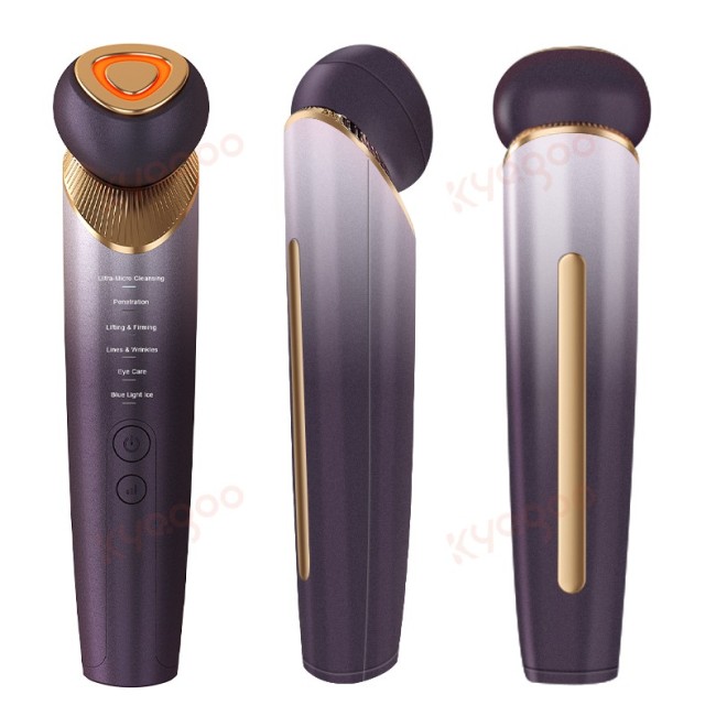 Rechargeable Radio Frequency Skin Tightening RF Facial Beauty Device Eye Lift Massager