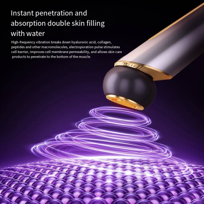 Rechargeable Radio Frequency Skin Tightening RF Facial Beauty Device Eye Lift Massager