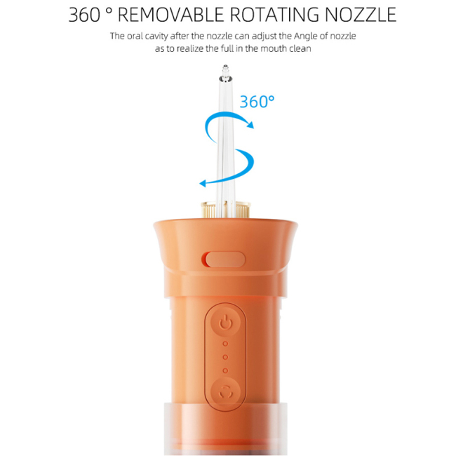 Portable Cordless 200ml Mini Water Flosser Home Water Flosser Toothpick Dental Flusher