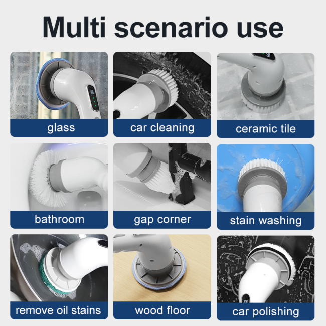 Automatic Rotating Telescopic Cleaning Brush