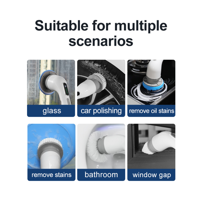 Automatic Rotating Telescopic Cleaning Brush