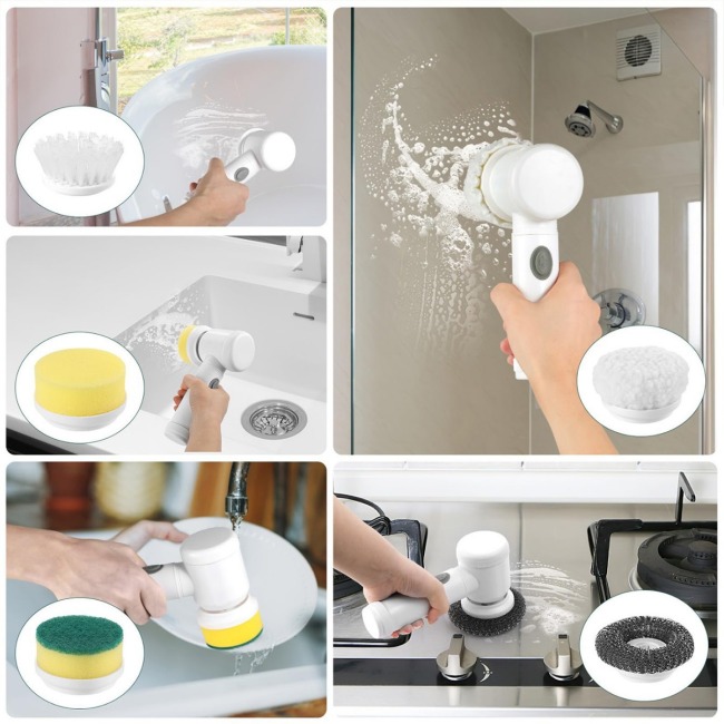 Automatic Rotating Telescopic Cleaning Brush