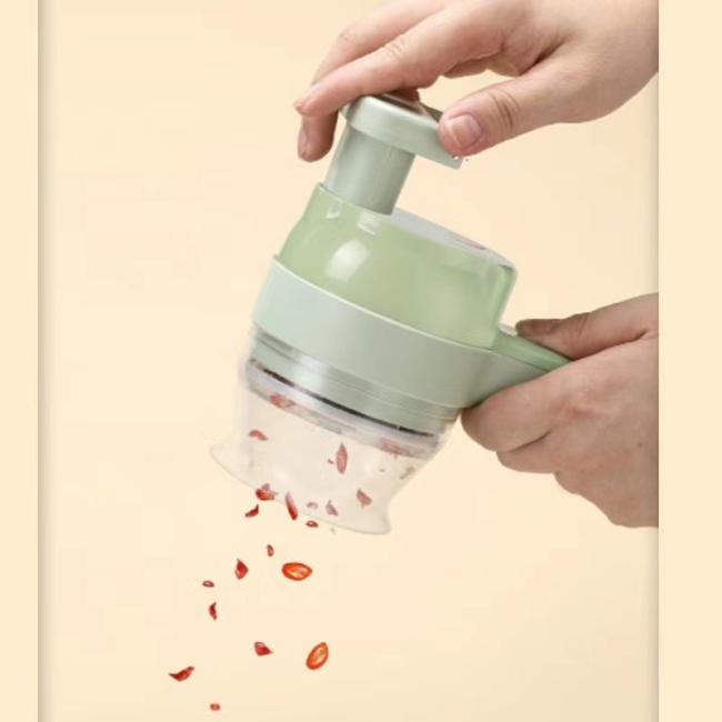 4 In 1 Handheld Electric Vegetable Cutter Product
