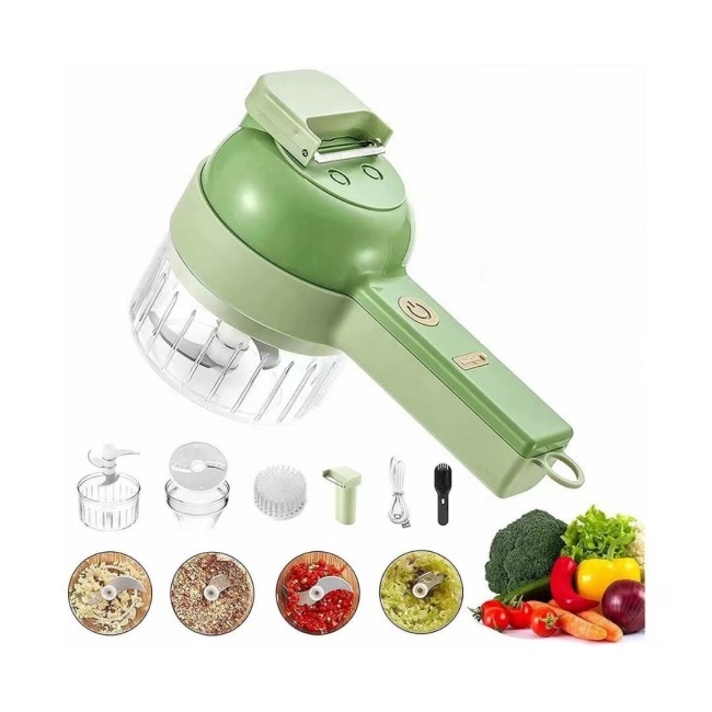 4 In 1 Handheld Electric Vegetable Cutter Product