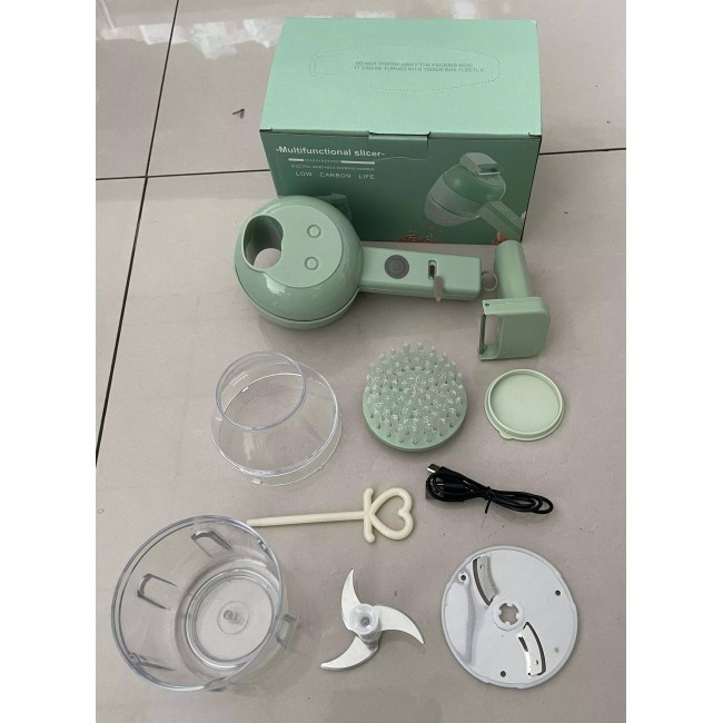4 In 1 Handheld Electric Vegetable Cutter Product
