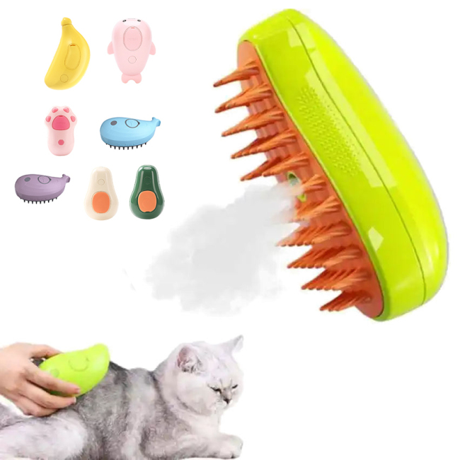 plastic Material Grooming Brush