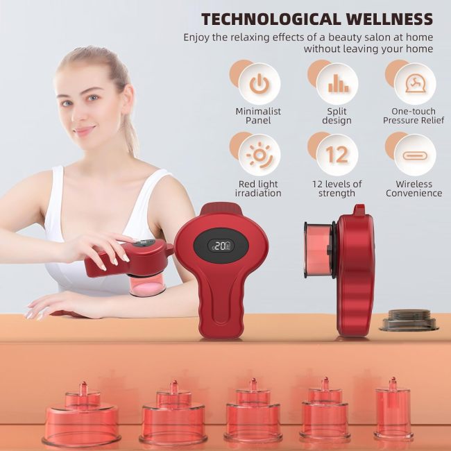 OEM Electric Smart Cupping Cups Therapy Massager