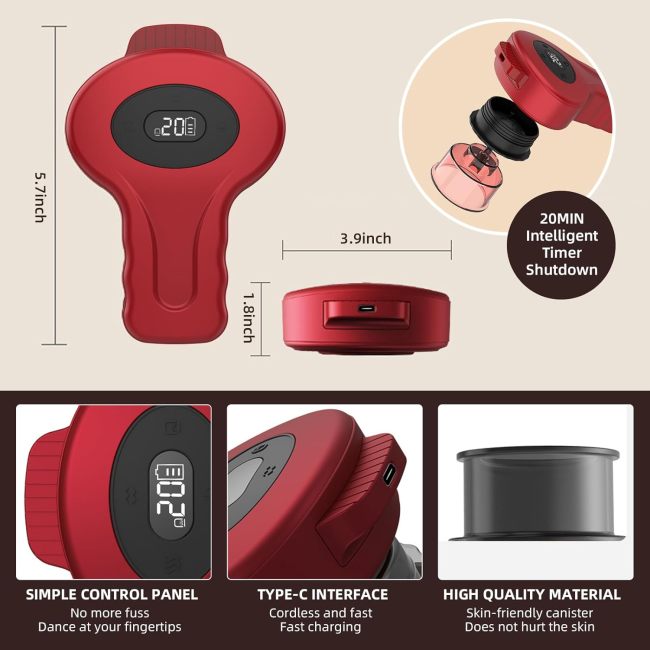 OEM Electric Smart Cupping Cups Therapy Massager