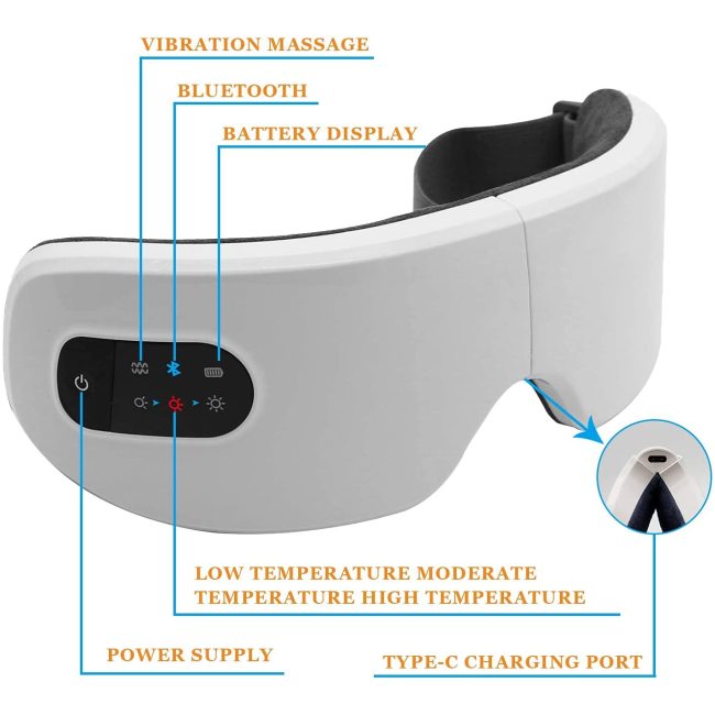 Heat Compression Eye Massager