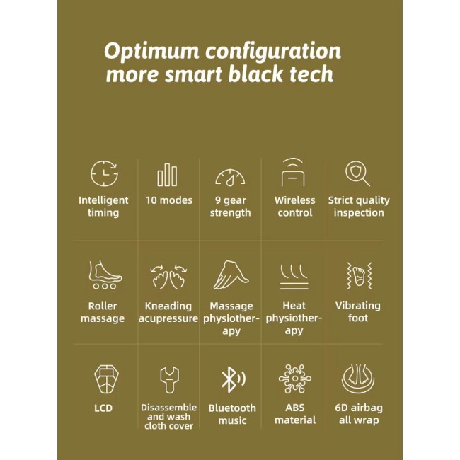 Air Kneading Shiatsu Body Massager Machine