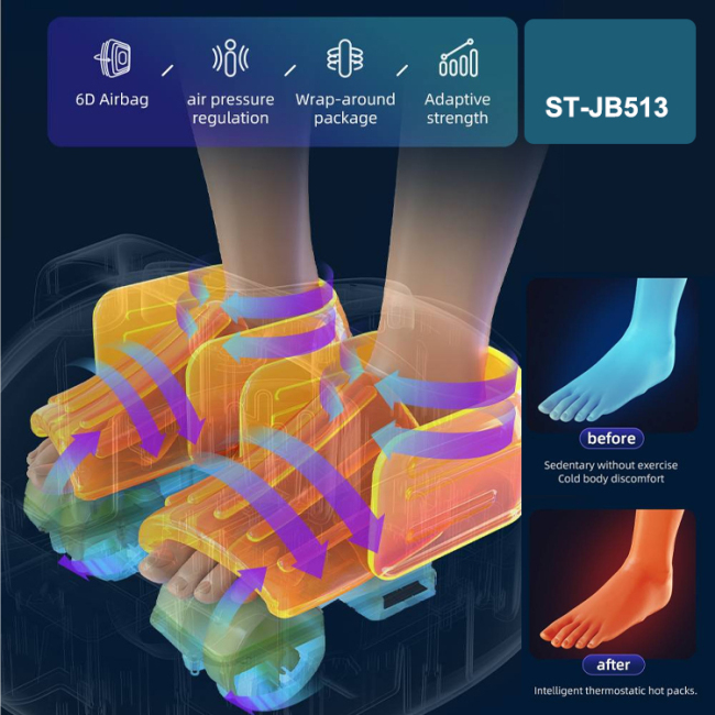 4 in 1 Leg & Foot Workout Massager Machine