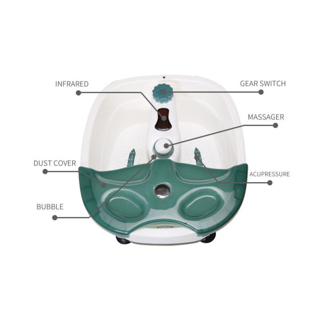 Portable Collapsible Foot Spa Bath Folded Footbath Massager