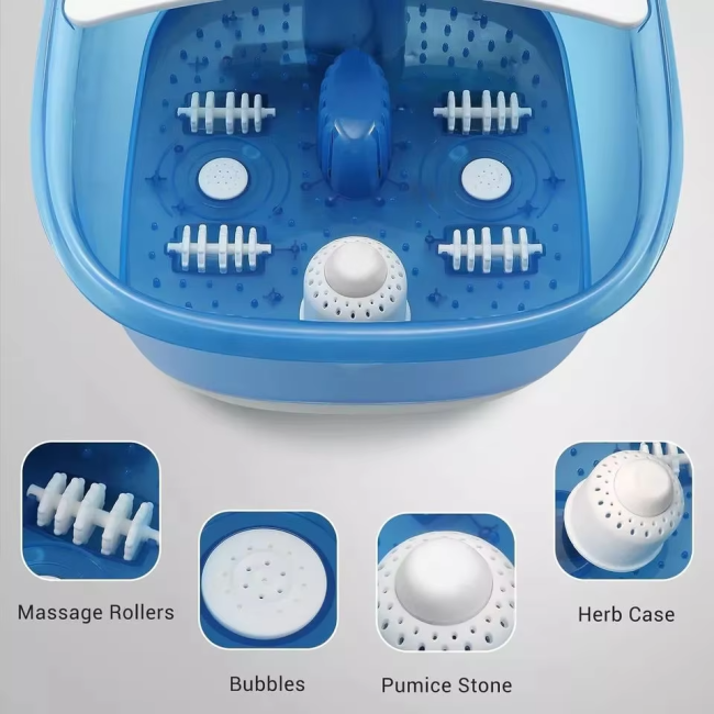 Portable Collapsible Foot Spa Bath Folded Footbath Massager