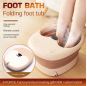 Portable Collapsible Foot Spa Bath Folded Footbath Massager