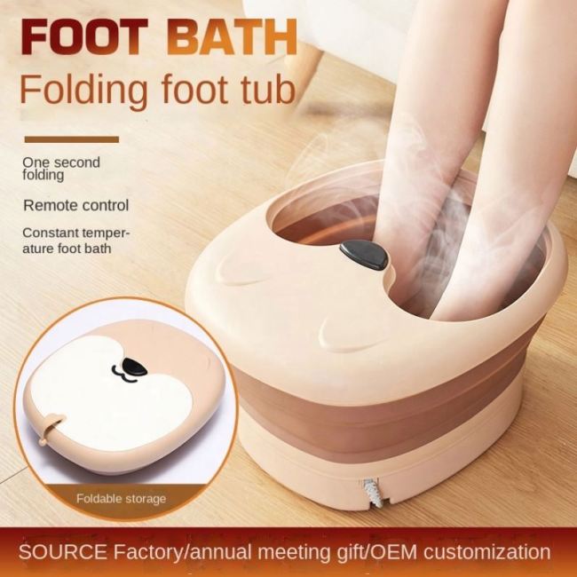 Portable Collapsible Foot Spa Bath Folded Footbath Massager