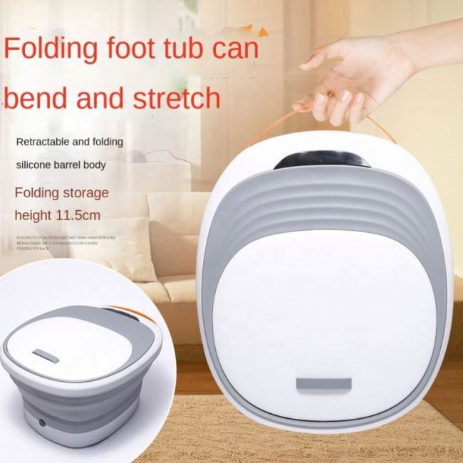 Portable Collapsible Foot Spa Bath Folded Footbath Massager