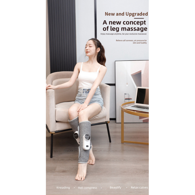 Air Compression Leg Massager With Heat