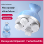 Deep Tissue Kneading and Vibrating Feature Head Scalp Massager