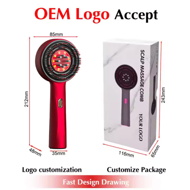 electric Hair Oil Applicator And Scalp Massager