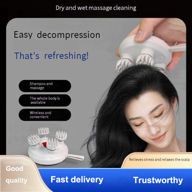 Electric Head Vibration Scalp Massager