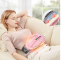 Five-Speed Intensity Wireless Charging Abdominal Waist Massager with Red Light and Hot Compress Vibration Mode