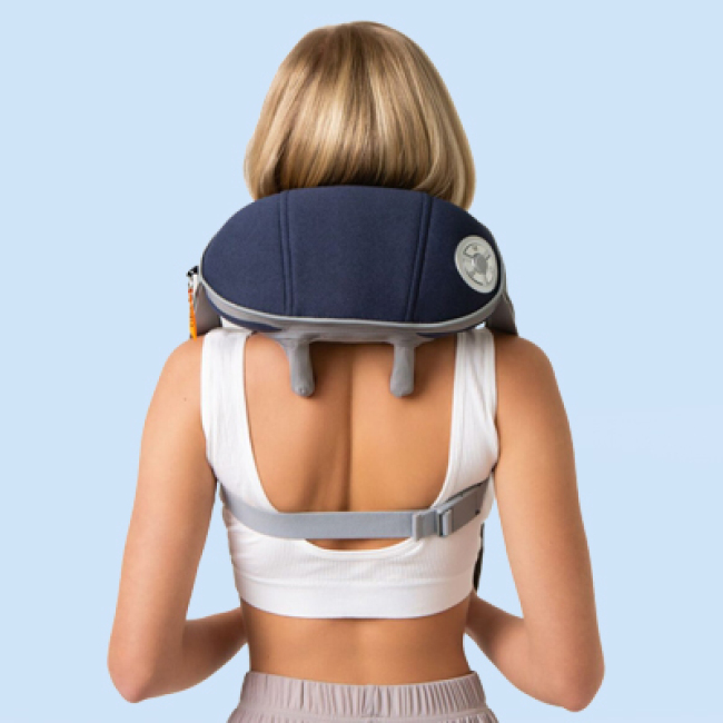 Neck Shoulder Massager Wireless Back Device Relaxing Massage Shawl