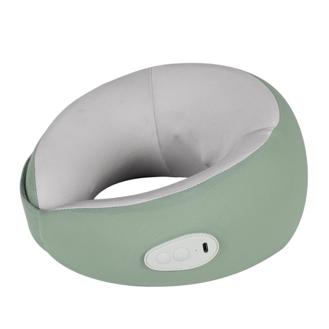 Portable Travel Electric Wireless U Shaped Neck Massage Pillow