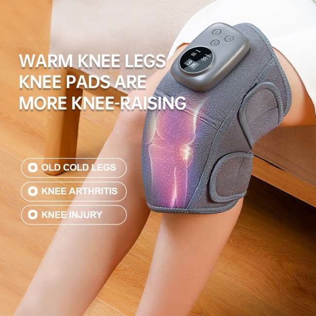  Rechargeable Knee Massager With Vibration Function
