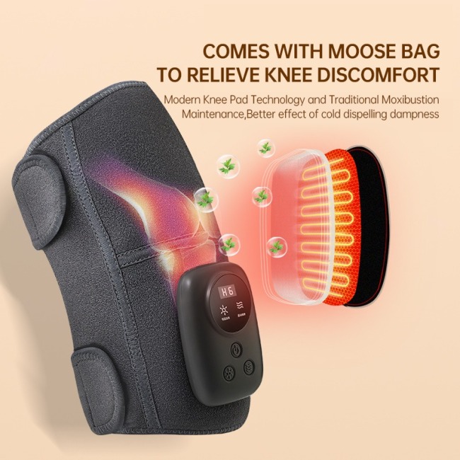  Rechargeable Knee Massager With Vibration Function