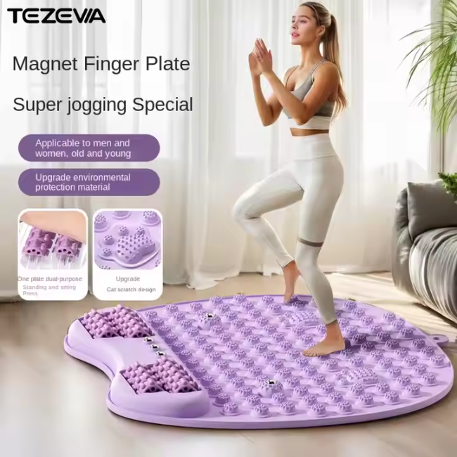 silicone Acupressure MatLightweight and can be used anywhere, such as living room, bedroom, kitchen, bathroom, office, outdoor lawn, standing for 10 minutes every day, it is good to relax body is like going to a massage shop