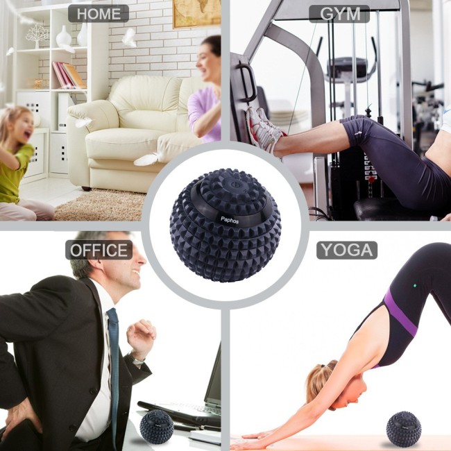 Vibrating Yoga Fitness Electric Massage Ball