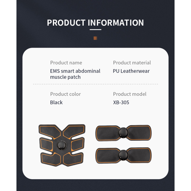 Portable Wireless Remote Control EMS Waist Massager