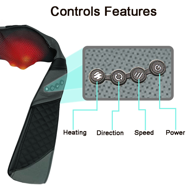 Heating Kneading Shoulder Massager