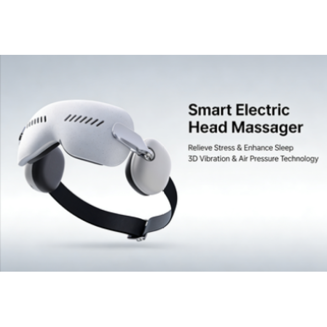 new 4D Smart Eye Massager with Heat & Vibration, Adjustable Breathable Eye Care Mask for Dry Eye & Strain Relief