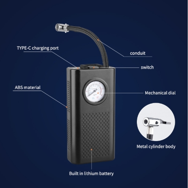 Tire Inflator Portable Air Compressor