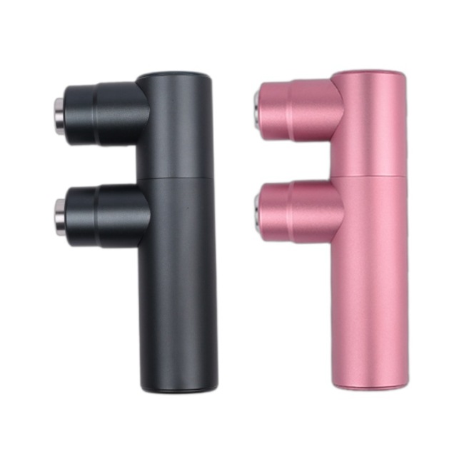 Long-handled deep back massage gun