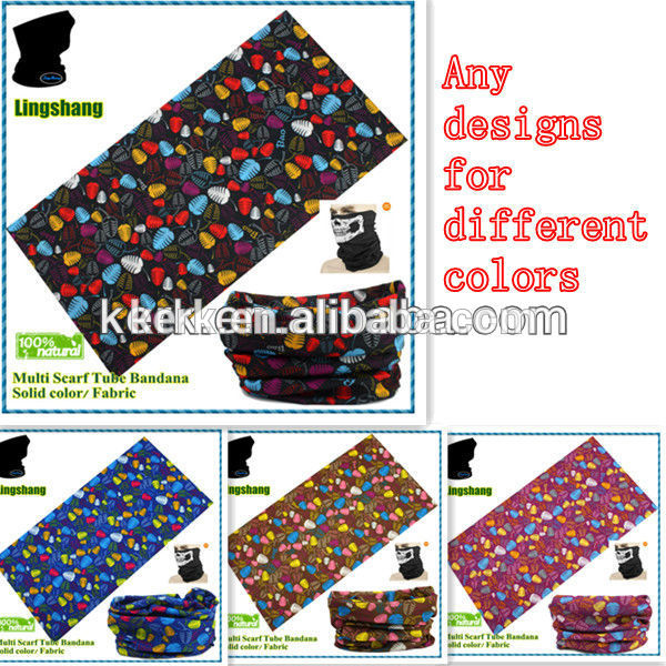 LSB228 Wholesale factory Stock custom bandana printing seamless fishing  bandanas for menCustomer DesignCixi Lingshang E-Commerce Co., Ltd.