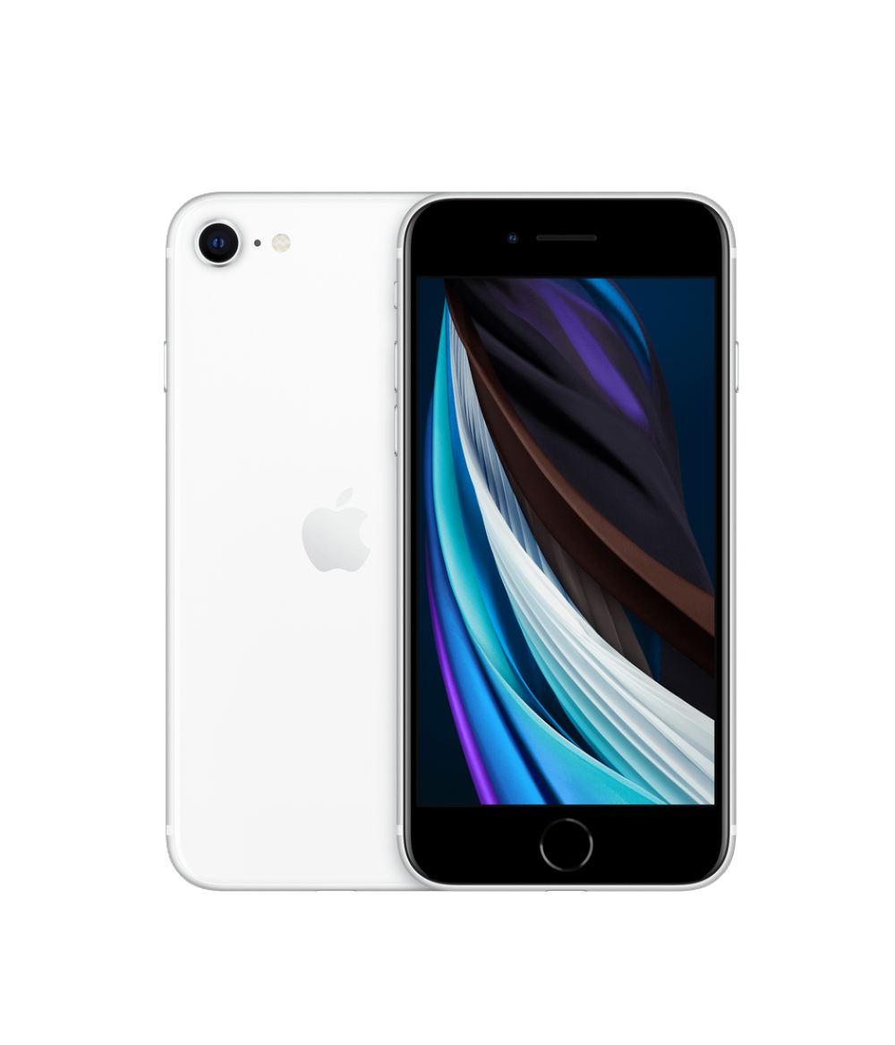 Version mondiale Nouveau - Apple iPhone SE (128 Go) Puce A4.7 Bionic de 13 pouces iOS 13 Caméra large 12MP Vidéo HD 1080p NFC Wi‑Fi Smartphone GPS intégré