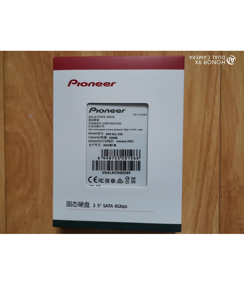 Disque dur HDD Pioneer APS-SL2 256 Go 2.5 pouces SATA III