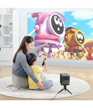 Xiaomi Fengmi Projector Smart Lite Home Portable Projector Theater Support Side Projection Auto Focus 1080P Full HD TV Mobile Wireless Projection Scre 
