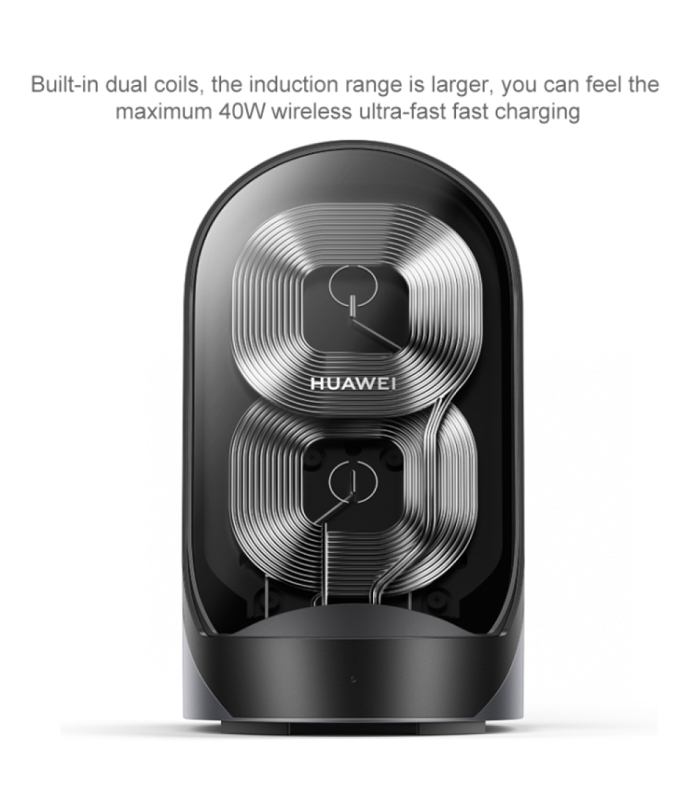 Original HUAWEI SuperCharge Wireless Charger Stand MAX 40W CP62 Supercharge for P40 Pro Mate 30 Pro Mate 20 Pro Matepad Pro For iphone 11/X S20 