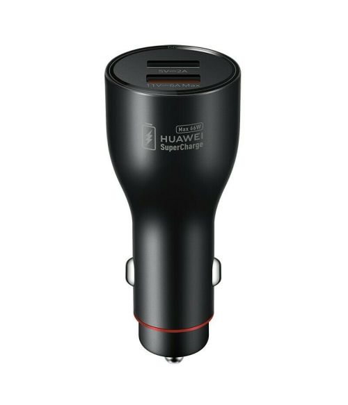Original Huawei SuperCharge Car Charger (Max 66W) Dual USB ports simultaneously output, smart output compatible with more metal body, durable, 12 layers of protection for safe travel