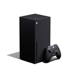 Nueva consola de videojuegos Xbox Series X 1TB de Microsoft, consola de juegos de pollo para TV doméstica con mango negro