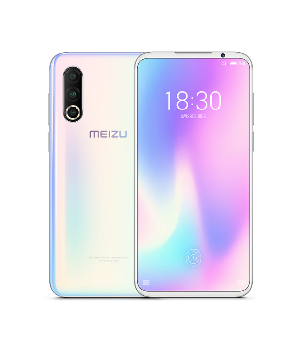 Original Meizu 16S Pro 6.2 pouces FHD + NFC Snapdragon 855 plus empreinte digitale à l'écran NFC 48MP + 20MP + 16MP Cam arrière 3600mAh Téléphone portable